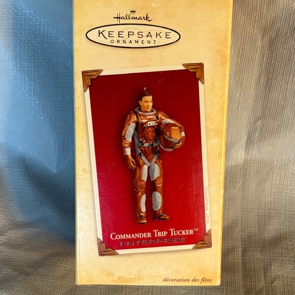 New- Christmas Ornament- Hallmark Keepsake- 2004 Commander Trip Tucker - Picture 1 of 2